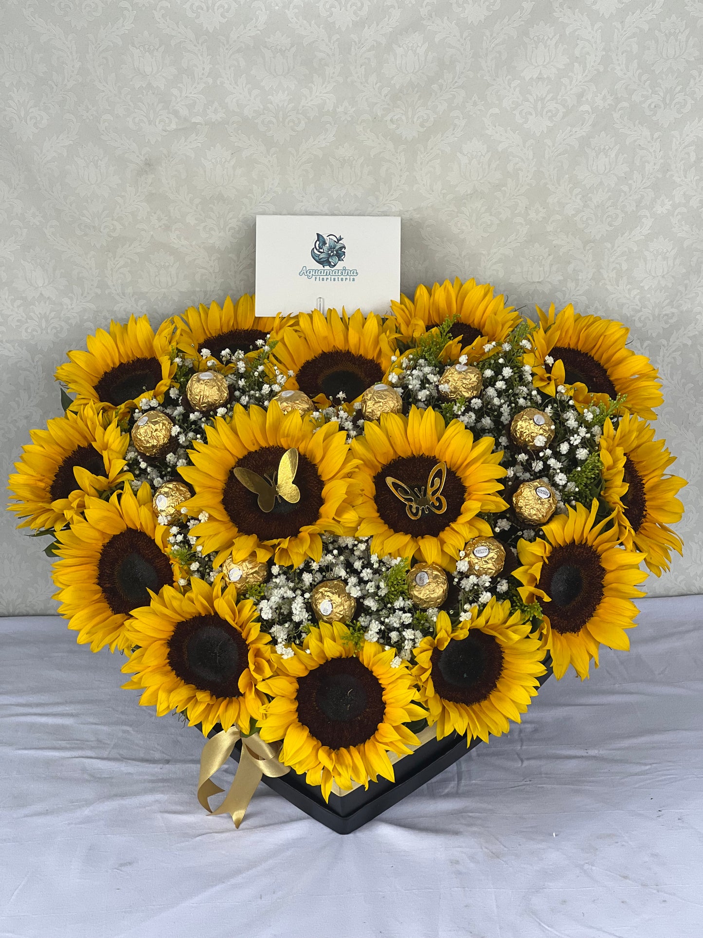 ❤️🔥Corazón de sol con chocolates 🍫