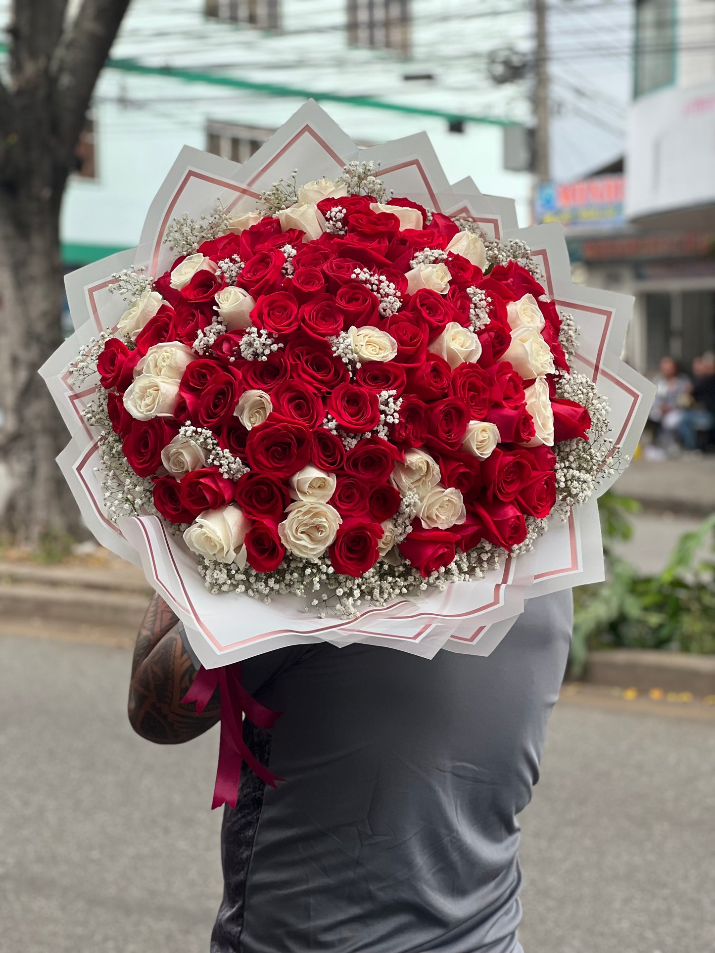 Buchón de 100 rosas