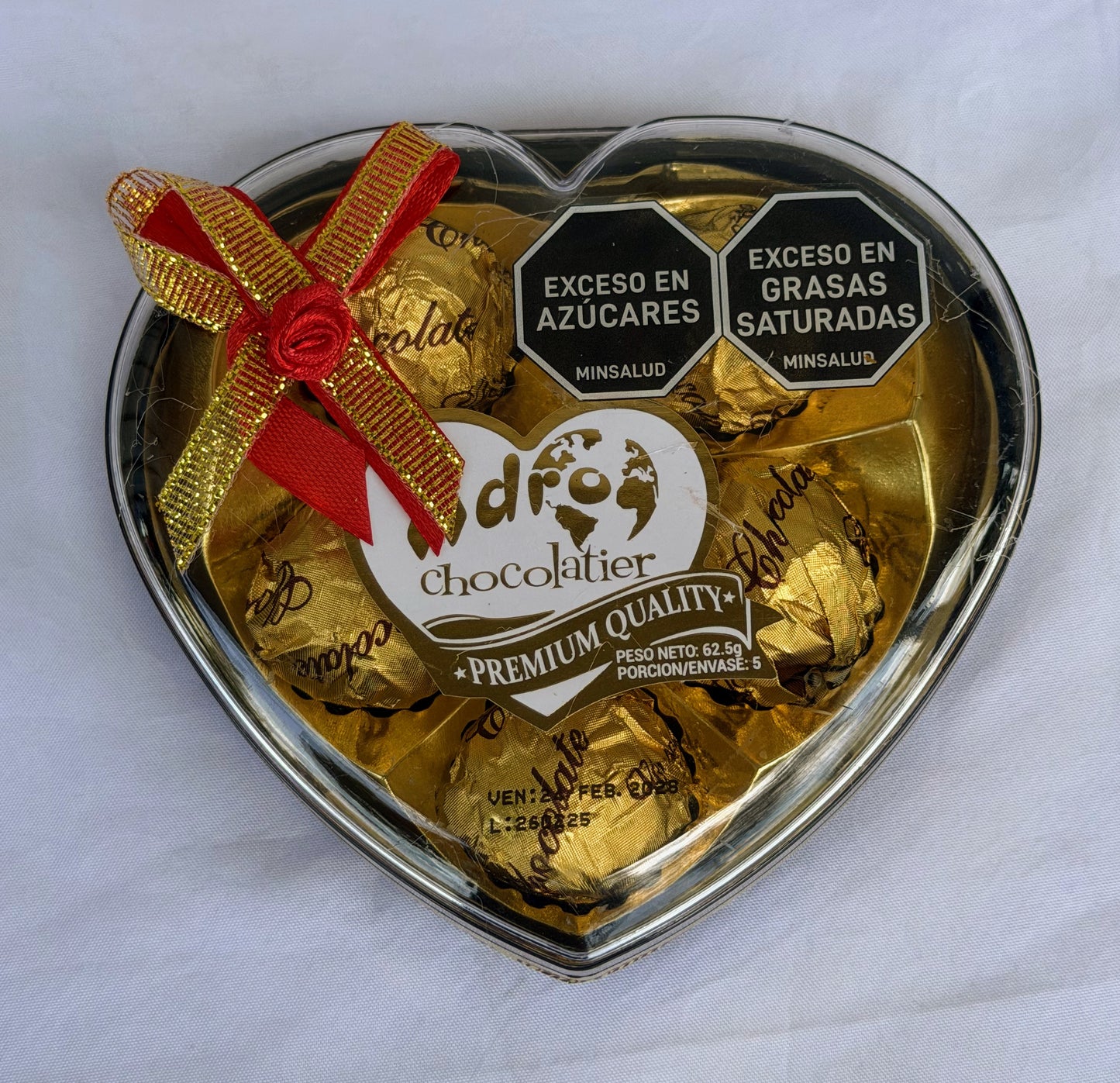 💝 caja de lujo de corazón de marca adogd de 5 U🍫
