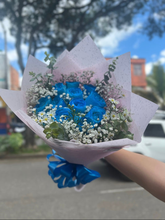 Ramo de Rosas Azules 💙