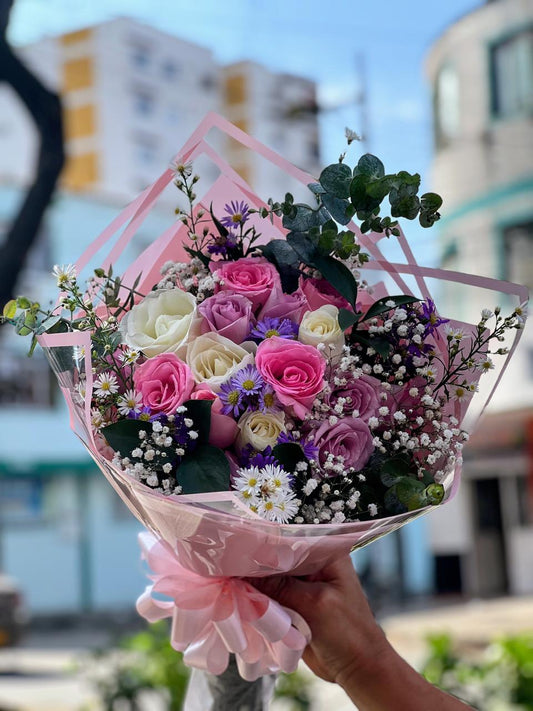 Rosas tonos  suaves