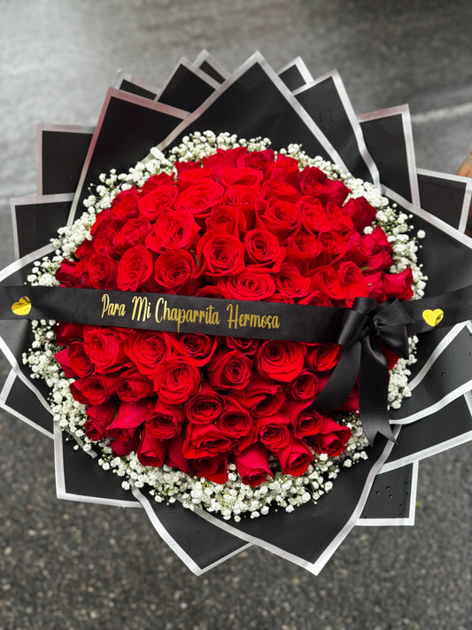 🌹100 Rosas Rojas, ramo Buchón❤️❤️