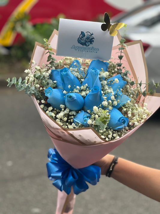 Ramo de Rosas Azules 💙